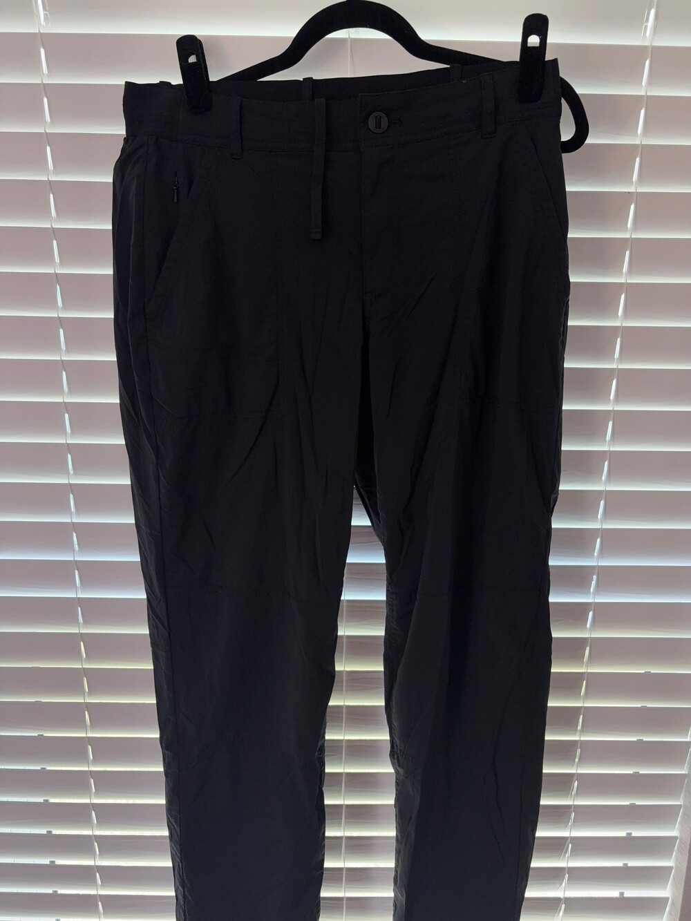 REI Co-op Black Pants Size 14 Outdoor Flannel Lined Hiking